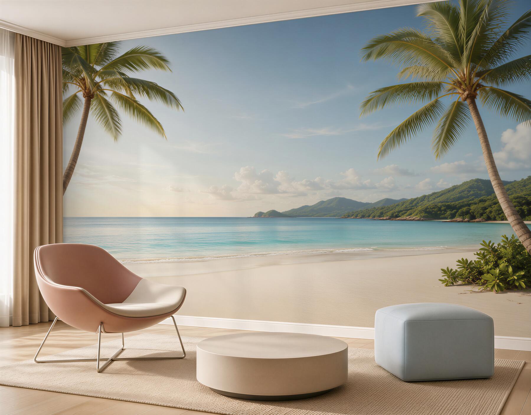 Fototapeta Plaża z palmami?v23